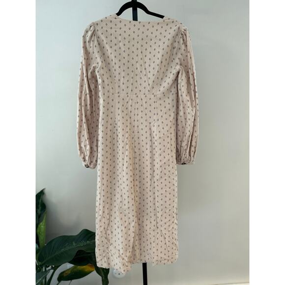 English Factory Anthropologie Dress- SMALL- front knot button down flannel- NWT - Picture 6 of 6